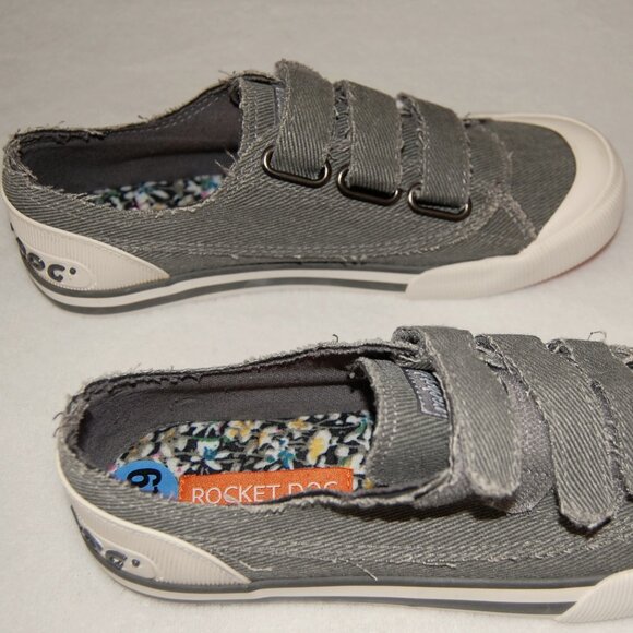 NIB Rocket Dog Gray Canvas Sneakers, US Women Size 6.5 - Picture 7 of 9